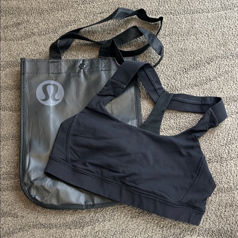 lululemon athletica Black Sports Bra